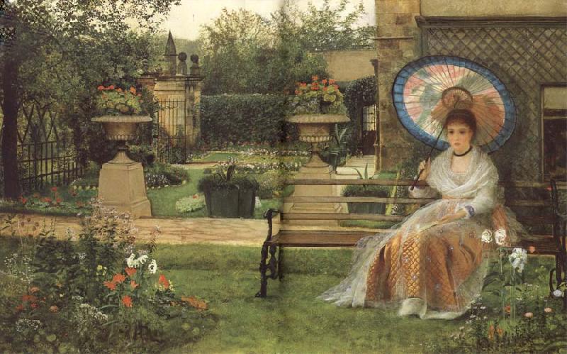 Atkinson Grimshaw In the pleasure oil painting image